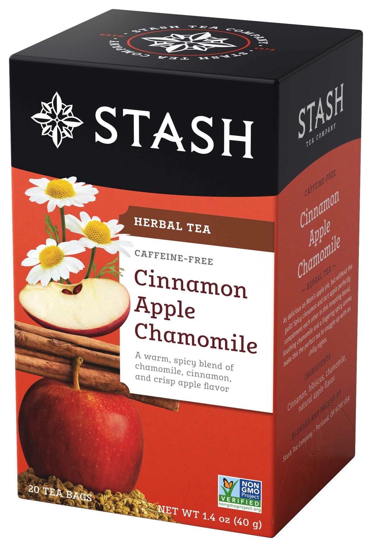 Apple Cinnamon Tea Cf20 Ctstash Tea – Pack of 3, Model 077652082395