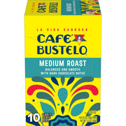 Café Bustelo Medium Roast by Cafe Bustelo – 10 Count (Pack of 1), Model 091514_9821
