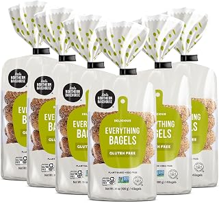 Little Northern Bakehouse Gluten Free Everything Bagels, Non-GMO and Bagels (6 pack, 14 oz. each)