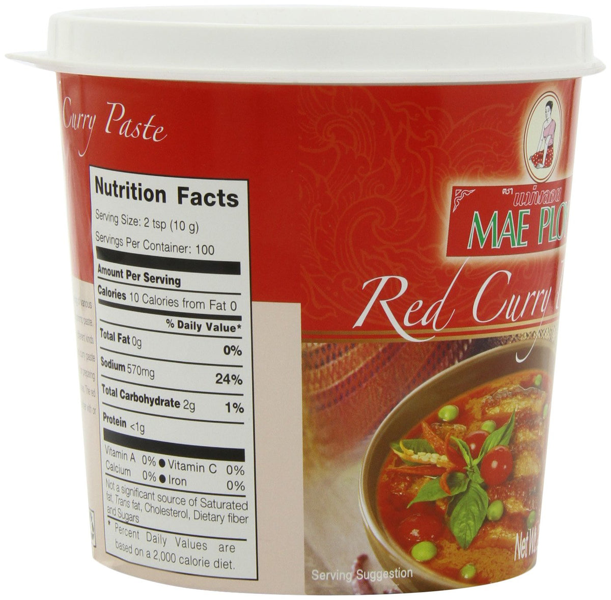 Mae Ploy Original Version / Red Curry Paste / 35.27 Ounce (Pack of 1) Curry Sauce
