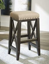 Modus Furniture International 7YC968U Yosemite Solid Wood Upholstered Bar Stool, Café