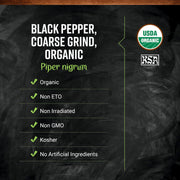Organic Black Pepper (Coarse Grind) 1lb by Frontier Co-op – 16 Ounce (Pack of 1), No Color, Model BG13175