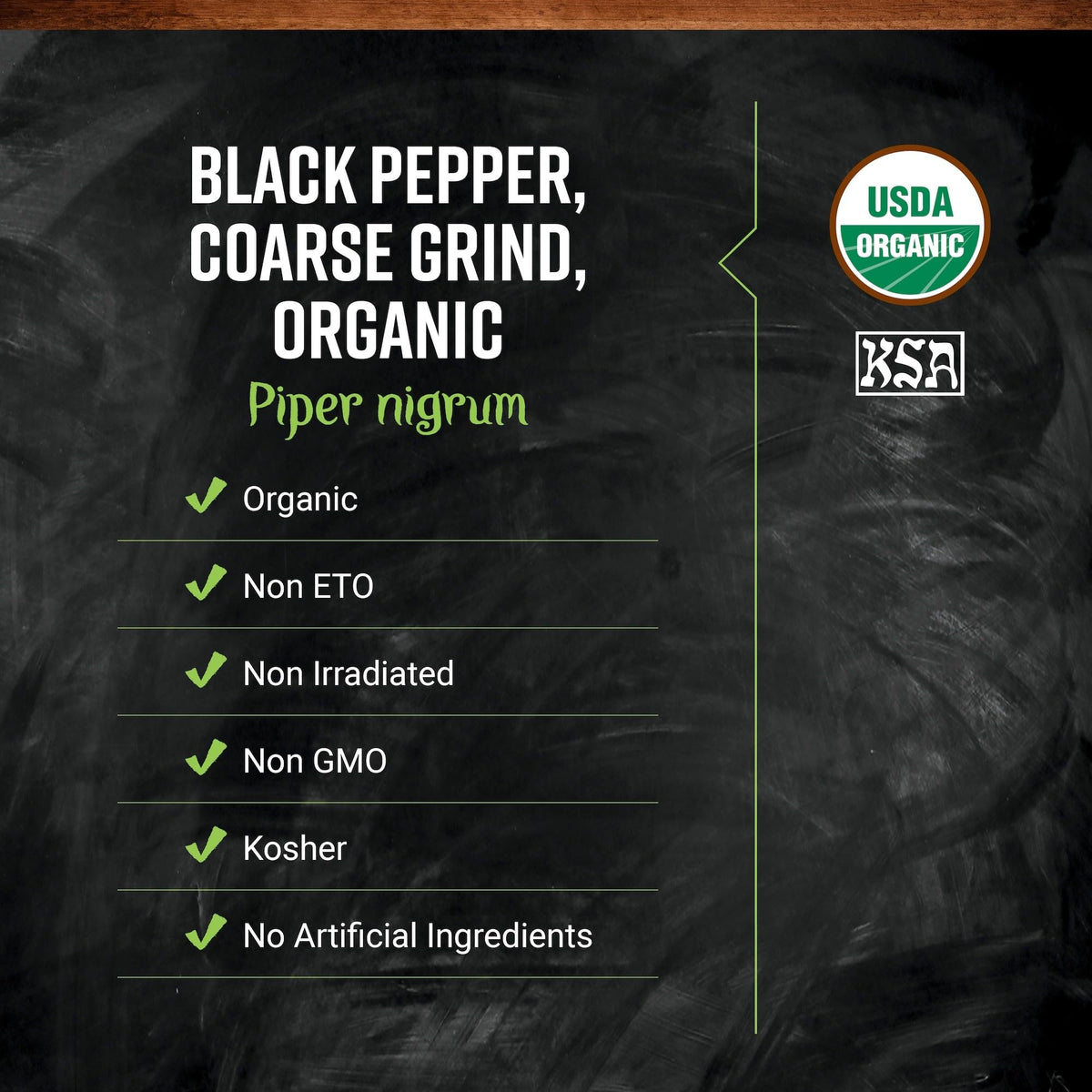 Organic Black Pepper (Coarse Grind) 1lb by Frontier Co-op – 16 Ounce (Pack of 1), No Color, Model BG13175