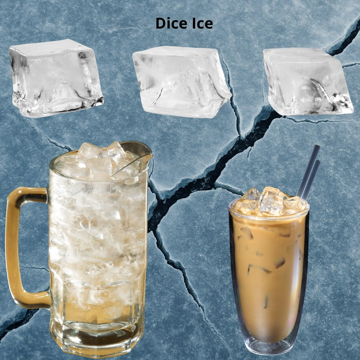 Manitowoc 215 lbs / day / Dice / Multicolor Ice Machines