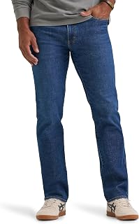 Lee Mens Extreme Motion Regular Straight Jean with Cool Temp