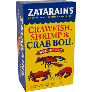 Crawfish, Shrimp & Crab Boil, 3 oz by Zatarain's – 3 Ounce (Pack of 1), Yellow Blue, Model 071429015708