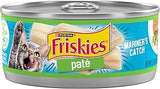 Purina Friskies Wet Cat Food Pate, Mariners Catch, (24) 5.5 oz Cans