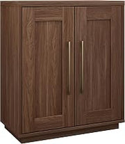 Henn&Hart 28" Accent Cabinet, Sideboard Buffet, Medium Walnut