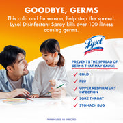 Disinfectant Spray by Lysol – 19 Fl Oz (Pack of 2), Orange, Pack of 2, Model 3283406
