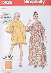Simplicity S5628 Women's Vintage Caftan Sewing Pattern, Sizes 8-40