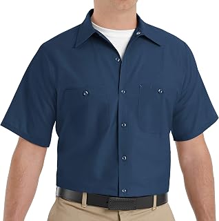 Red Kap Men's Performance Tech 2 Piece Lined Collar Shirt