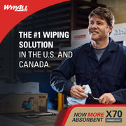 PowerClean X70 Medium Duty Cloths by Wypall – 192 Count (Pack of 1), Paper, White, Model 55300