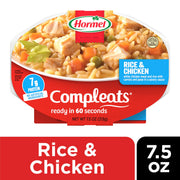 HORMEL COMPLEATS Rice & Chicken / 7.5 Ounce (Pack of 7) / 1 Seasoned Rice