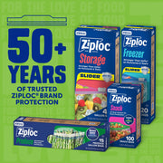 Lunch Trio Food Storage Bags Variety Pack by Ziploc – 7.75 inches x 2.969 inches x 6.875 inches, Plastic, Purple, Model 394537
