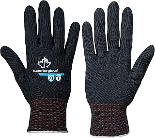 Superior Glove Contender Cut & Heat Resistant Gloves - Black, Ambidextrous, Reusable, Adult, 1 Count
