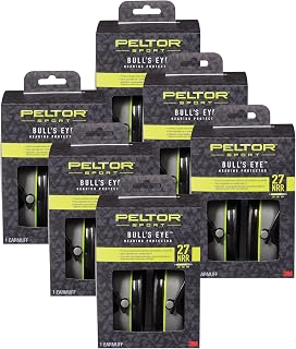 Peltor Sport Bull's Eye Hearing Protector, 97041-PEL-6C, 27 NRR Black/Gray
