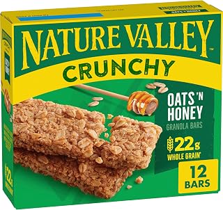 Nature Valley Crunchy Granola Bars, Oats & Honey, 12 ct, 8.94 oz