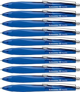 Schneider Haptify Ballpoint Pen - Blue (Pack of 10)