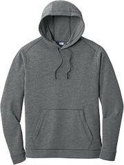 SPORT-TEK Unisex PosiCharge Tri-Blend Wicking Fleece Hooded Pullover