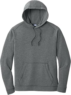 SPORT-TEK Unisex PosiCharge Tri-Blend Wicking Fleece Hooded Pullover