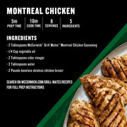 McCormick Montreal Chicken Seasoning by Grill Mates – 23 Ounce (Pack of 1), Model 052100010885