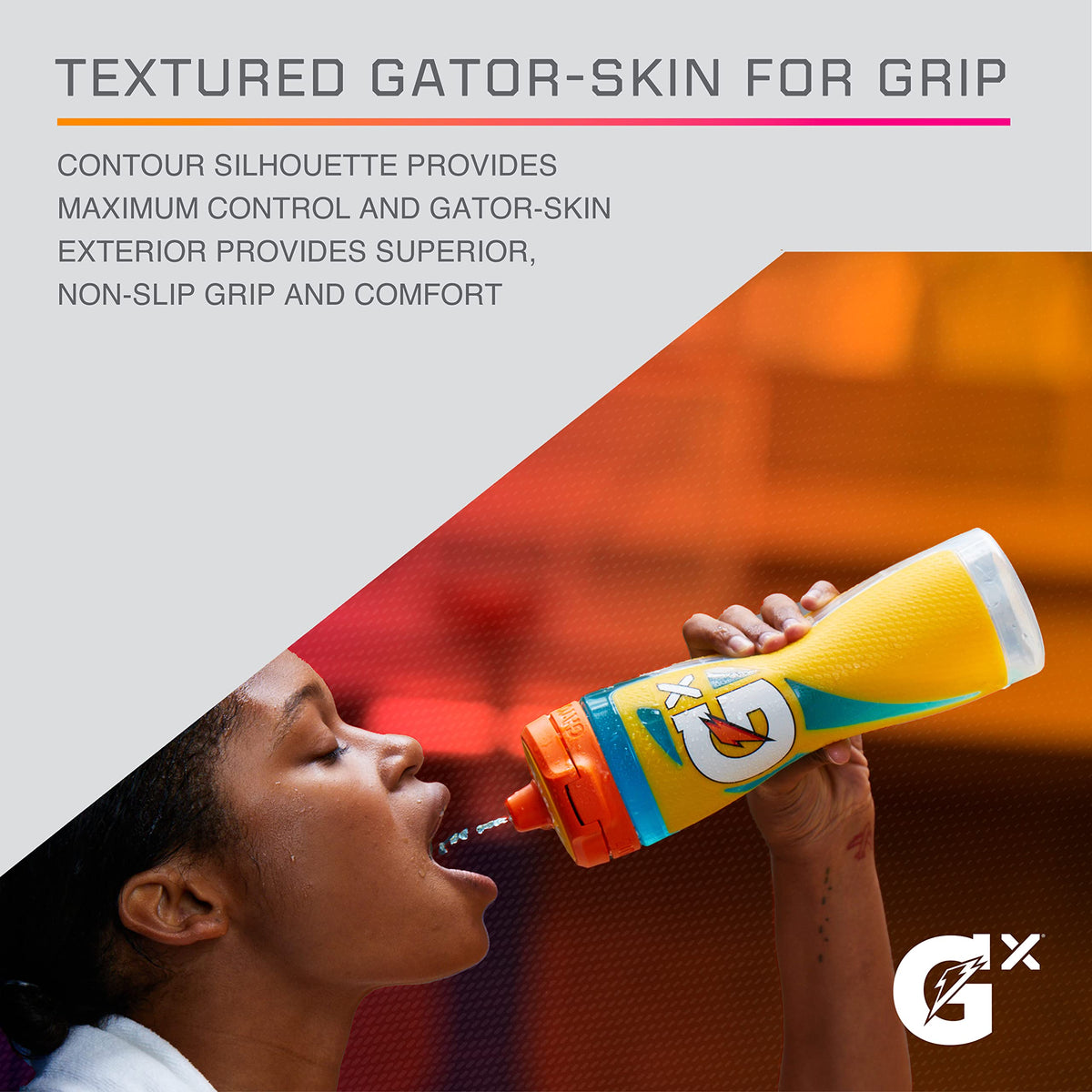 Gatorade White / Bottle - White / 30 Ounces Sports Water Bottles