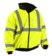 LUX- Value Bomber Jacket by OccuNomix – X-Large, Polyester, Yellow, Model ETJBJ-YXL