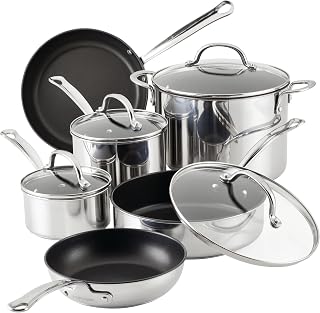 Farberware Millennium Nonstick Cookware Induction Pots and Pans Set