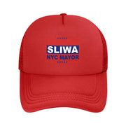 Curtis Sliwa for NYC Mayor Hats New York City 2026 Election Trucker Hat Mesh Back Baseball Caps by rayprint – One Size, Red, Model rayprint061zxc