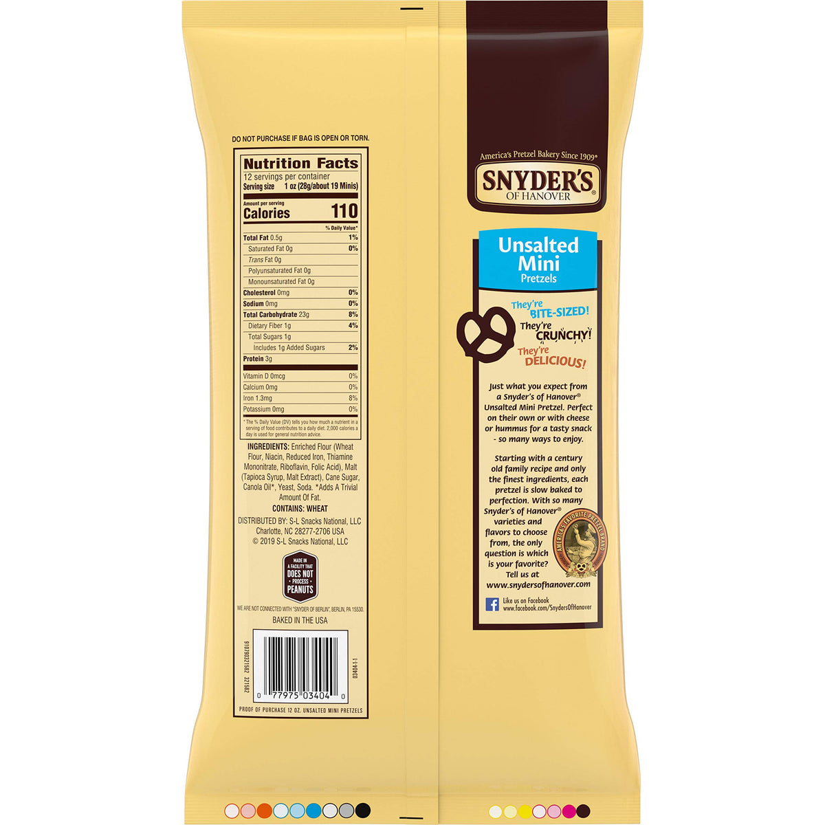 Mini Pretzels by Snyder's of Hanover – 12 Ounce (Pack of 4)