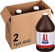 A.1. Original Steak Sauce, 1 Gallon Jug (128 Fl Oz, Pack of 2) - Bulk Kosher and Gluten-Free Savory Sauce