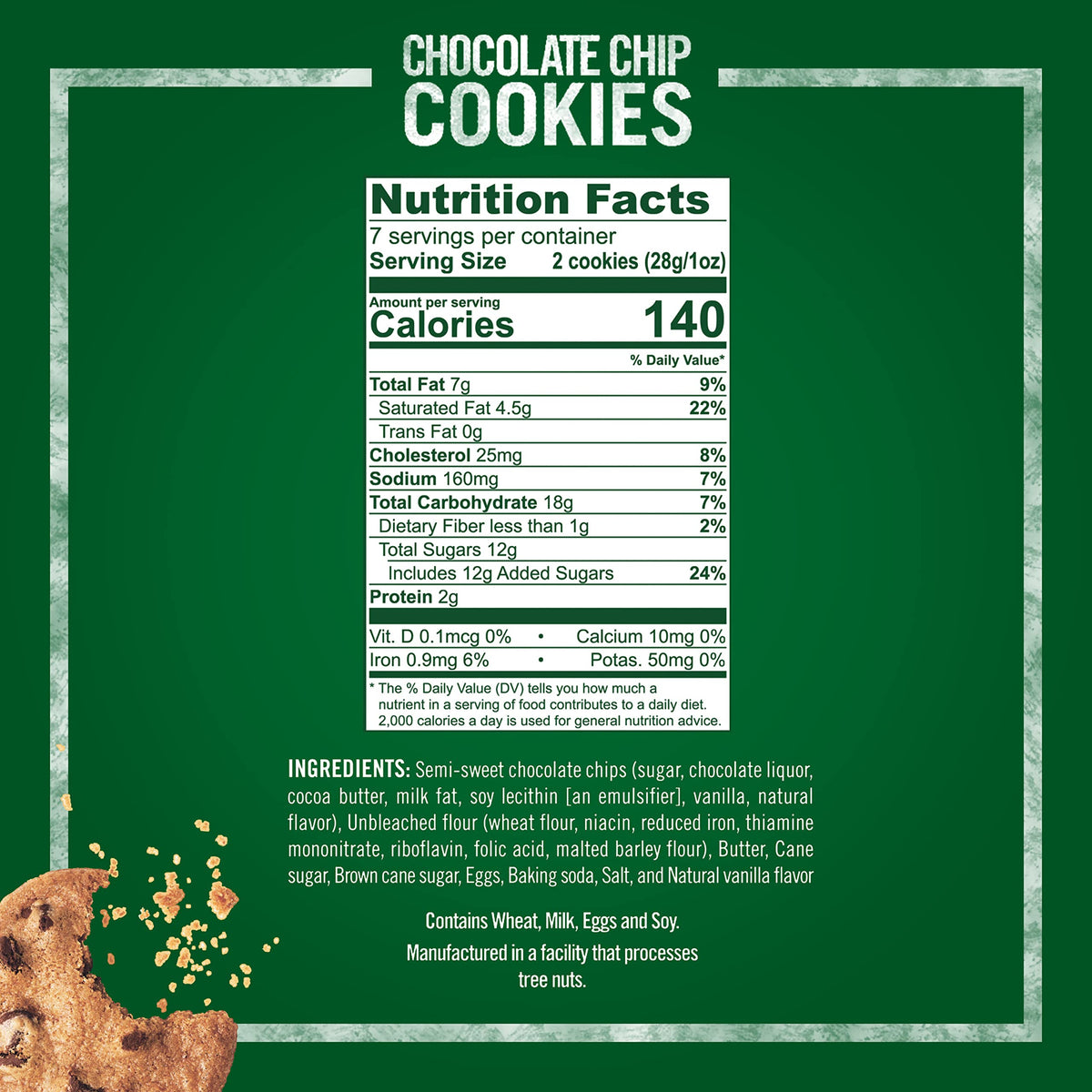 Thin & Crispy Cookies by Tate's Bake Shop – 7 Ounce (Pack of 12), Pack of 12
