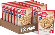 Betty Crocker White Chip Macadamia Nut Cookies, Cookie Baking Mix, 14 oz (Pack of 12)