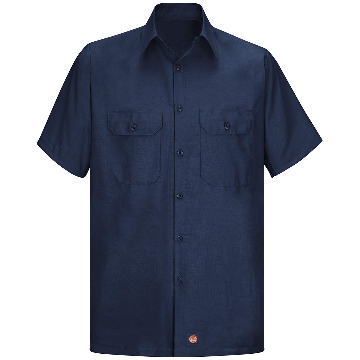 Red Kap Large / Navy / Solid Rip Stop Shirt Tops