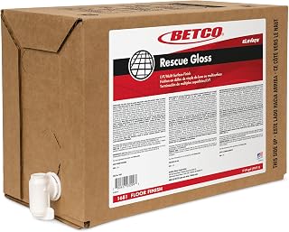 Betco Rescue Gloss Multi-Surface Floor Finish, Unscented, 5 Gallon, Clear