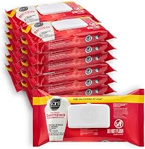 PDI Sani-Professional No-Rinse Sanitizing Multi-Surface Food Service Wipes Softpack, for Restaurants, Kitchen, Commercial and Home Use, Pack of 12, 72 Wipes Each, Large 9" x 8" Wipes