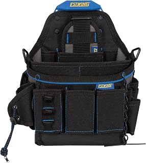 Estwing Maintenance and Electrician Pouch with Tape Chain and Quick Connect PROLOCK™ Modular Tool Belt Clip (42626)