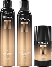 TRESemmé Workable Hairspray Dry Texturizing Spray and Instant Fix 3 Pack | Regimen Collection Pack Developed Safe for All Hair Types
