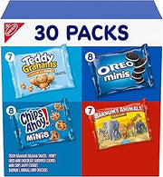NABISCO Team Favorites Snacks Variety Pack, 4 Flavors, 30 Snack Packs