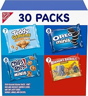 NABISCO Team Favorites Snacks Variety Pack, 4 Flavors, 30 Snack Packs
