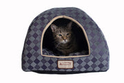 Cat Bed Model by Armarkat – 16.5"L x 13"W x 16.5"H, Fabric, Purple/Gray, Model C65HHG/LS