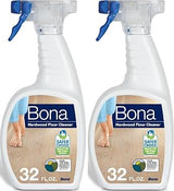 Bona Hardwood Floor Cleaner Spray - 32 fl oz - Residue-Free Floor Cleaning Solution for Wood Floors (Pack of 2)