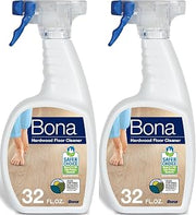 Bona Hardwood Floor Cleaner Spray - 32 fl oz - Residue-Free Floor Cleaning Solution for Wood Floors (Pack of 2)