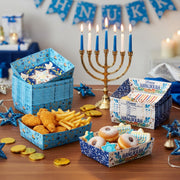 Harloon Hanukkah Serving Trays, Disposable Paper, 36 Count
