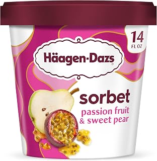 Häagen-Dazs Haagen Dazs Passionfruit and Sweet Pear Sorbet, 14oz