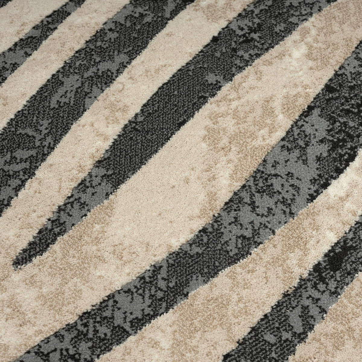 Terra Area Rug for Living Room by Abani – 9' x 12' (Rectangular), Polypropylene, Grey, Model TER160A-9