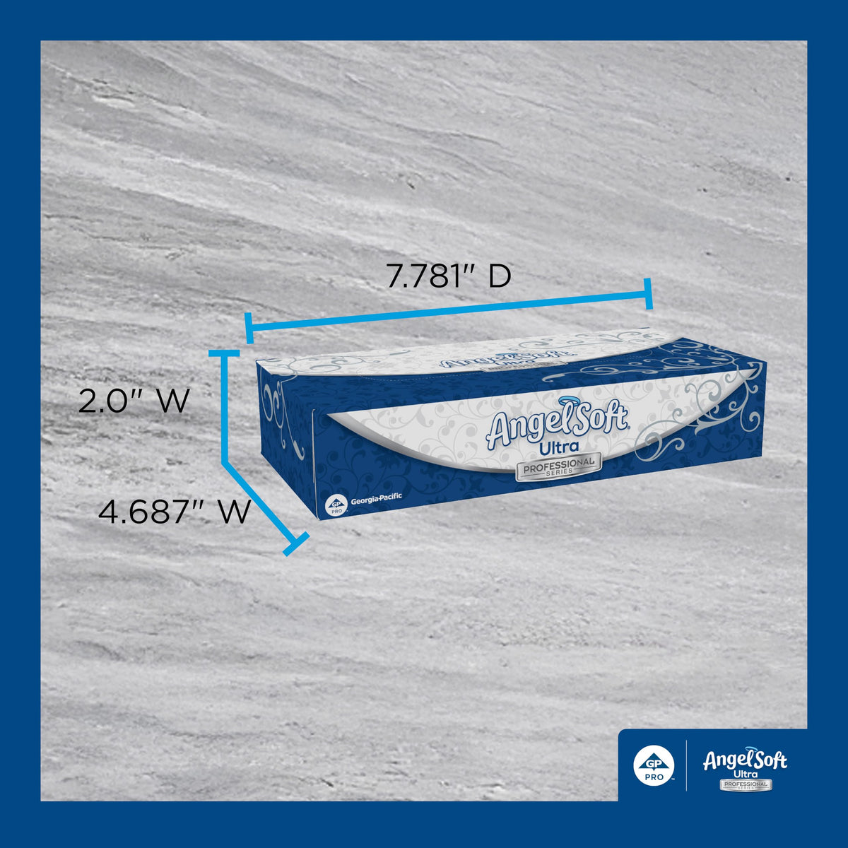 Angel Soft Ultra Professional Series Premium 2-Ply Facial Tissue () by Georgia-Pacific – 1 Count (Pack of 30), Paper, White, Pack of 30, Model 49590
