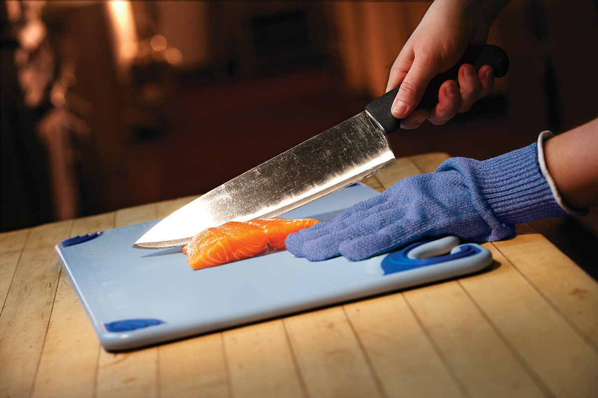 San Jamar Blue / 6 / 9" x 12" Cutting Boards, Mats & Sets