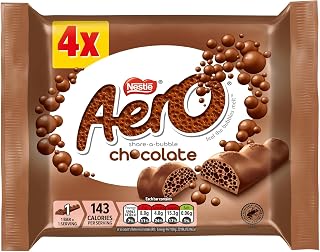 Aero Milk Chocolate Multipack, 4 x 27 g