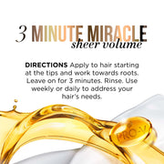 Pantene 3 Minute Miracle Conditioner 8 FL OZ / 8 Fl Oz (Pack of 1) / Sheer Volume 3 Minute Miracle Deep Cond Conditioners